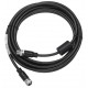 Zebra CBL-GP0050-M12M12A cable de transmisión Negro 5 m M12